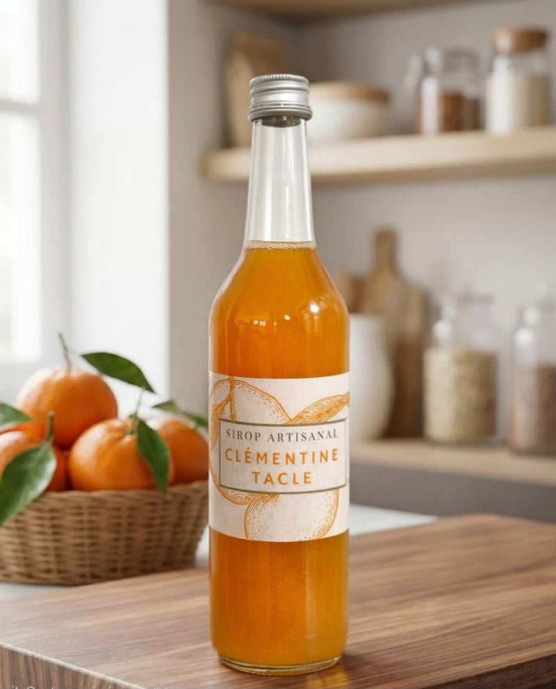 Sirop de Clémentine Tacle à l’arôme de Vanille