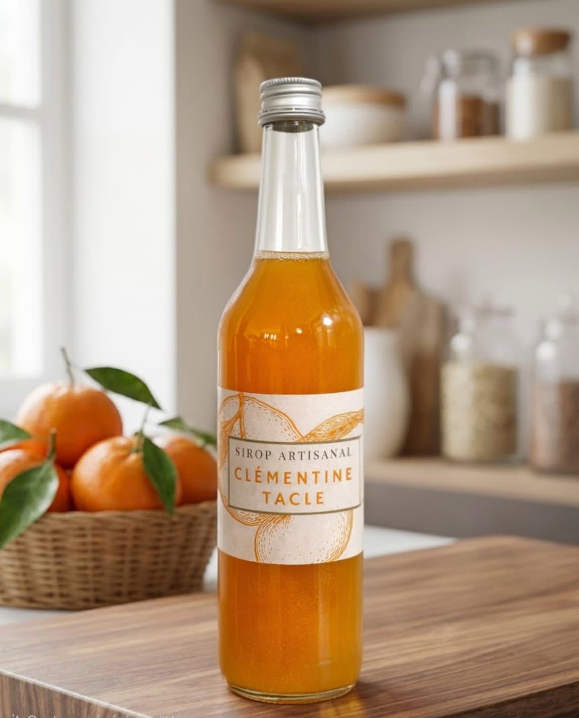 Sirop de Clémentine Tacle à l’arôme de Vanille