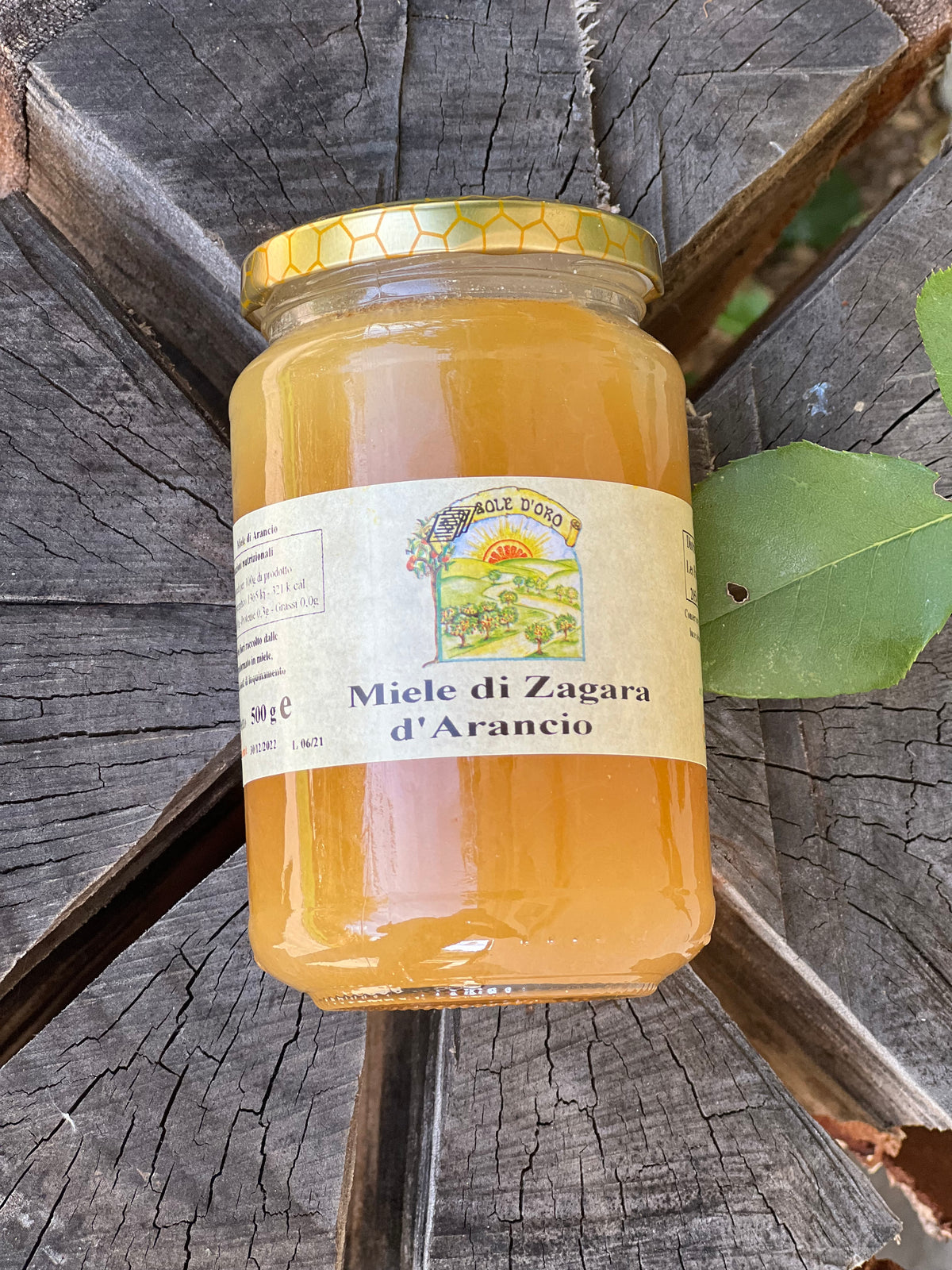 Miel de fleurs d'oranger de Sicile 500g